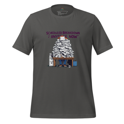 Breakdown Scheduled Shirt Asphalt