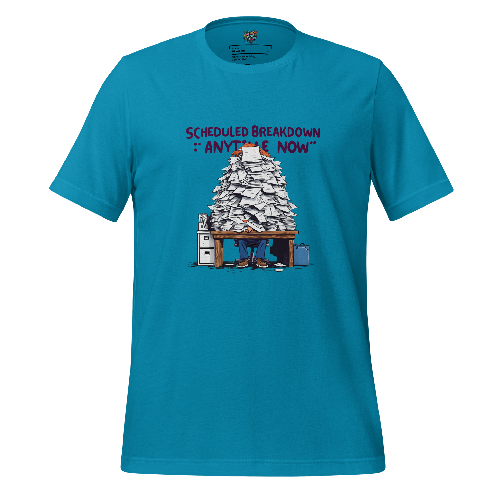 Breakdown Scheduled Shirt Aqua