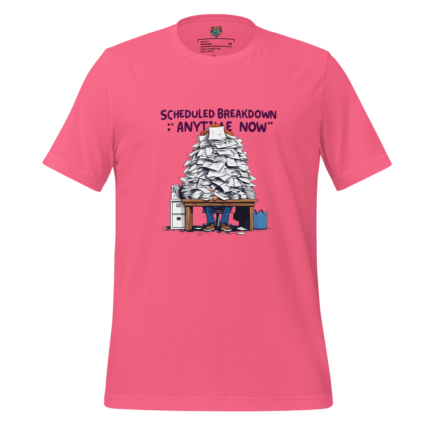 Breakdown Scheduled Shirt Charity Pink