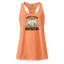 Buddhist Extremist fitted racerback tank top Light Orange
