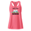 Buddhist Extremist fitted racerback tank top Hot Pink