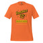 Buddhist Lite Graphic Tee — Funny Meditation Shirt Orange