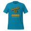 Buddhist Lite Graphic Tee — Funny Meditation Shirt Aqua