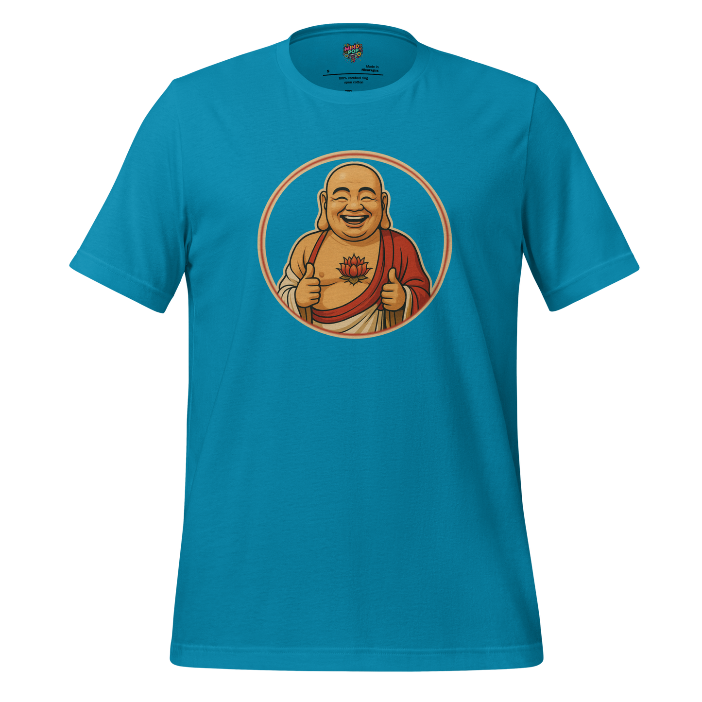 Buddy Buddha Shirt Aqua