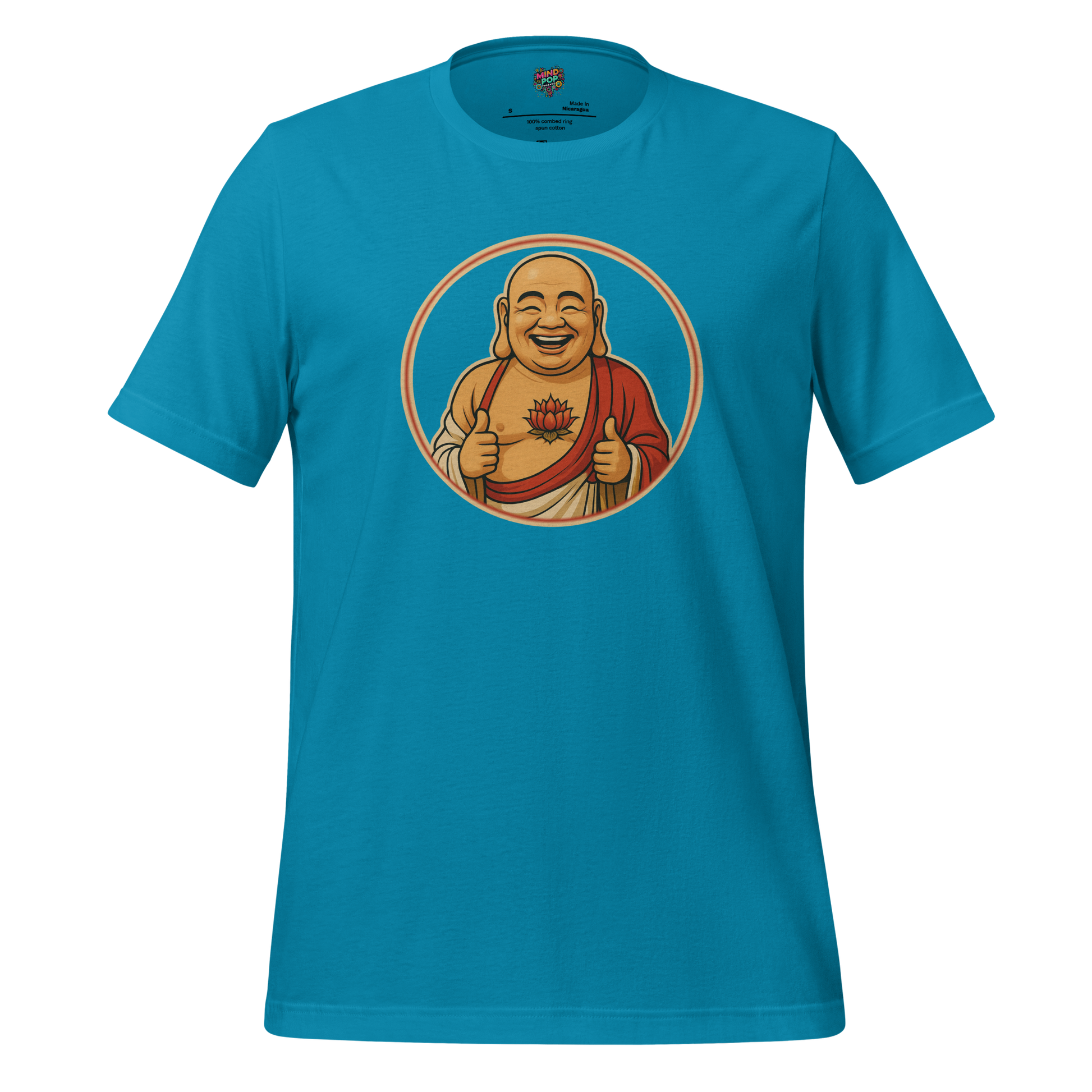 Buddy Buddha Shirt Aqua