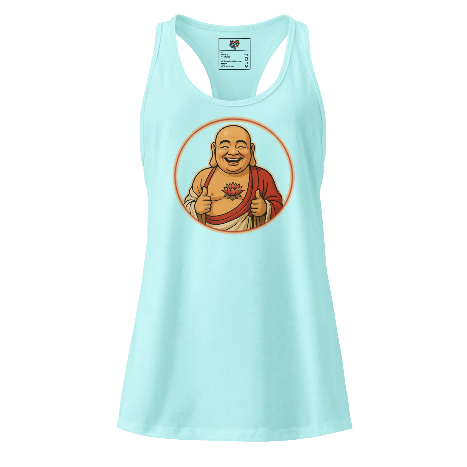 Buddy Buddha fitted racerback tank top Cancun