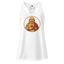 Buddy Buddha fitted racerback tank top White