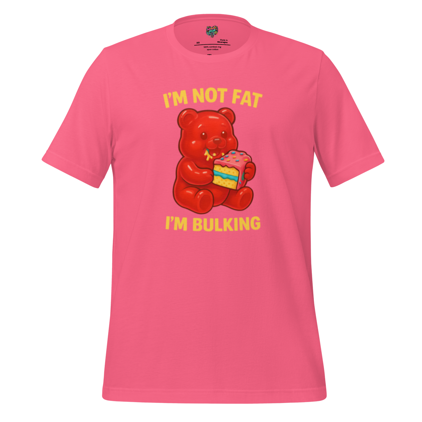 Bulking Gummi Bear Shirt Charity Pink