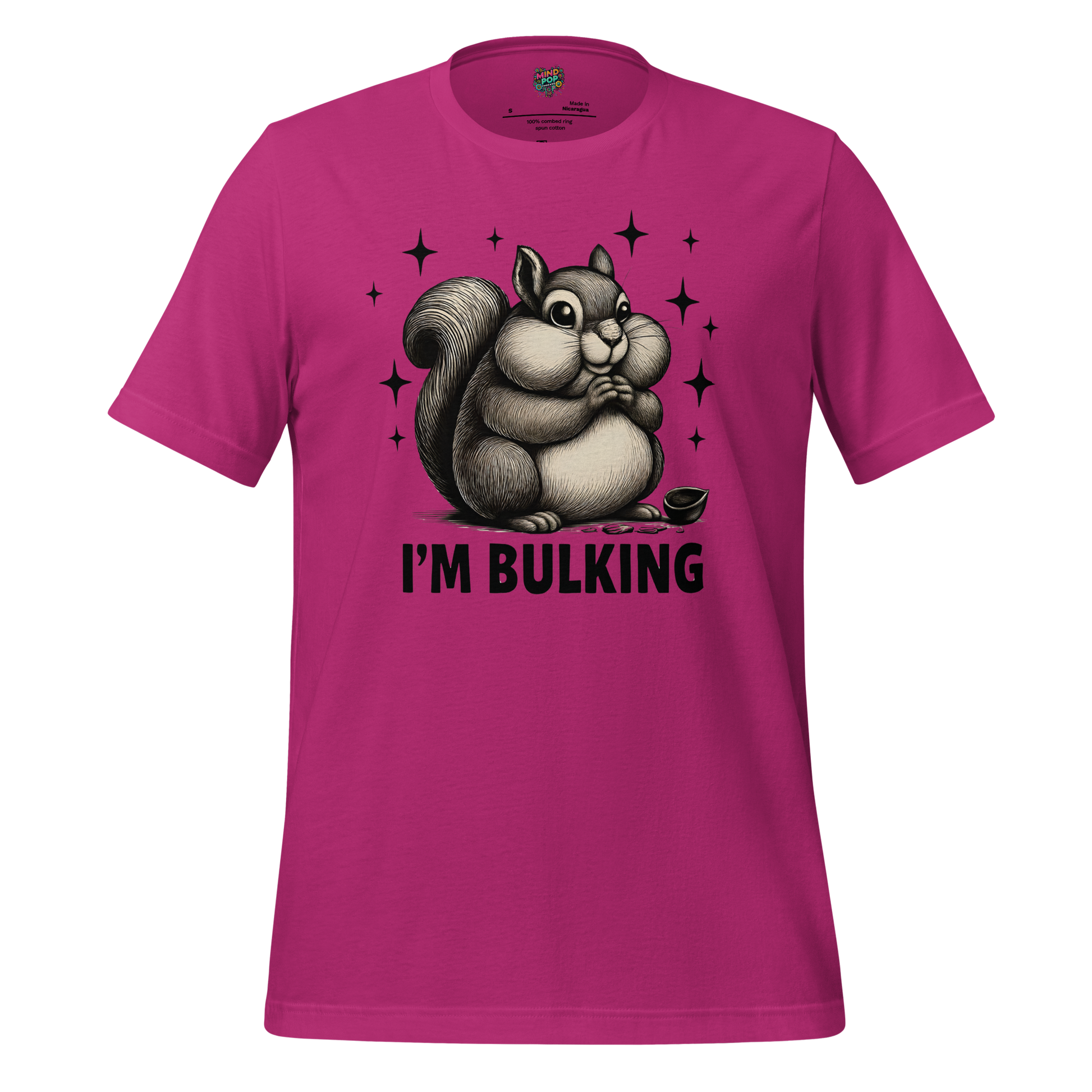 Bulking Squirrel Shirt Berry