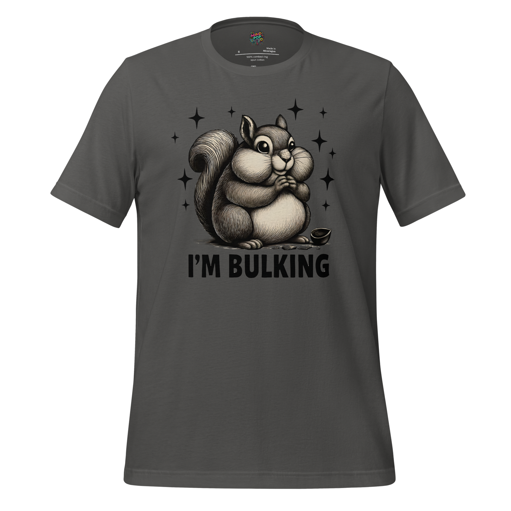 Bulking Squirrel Shirt Asphalt