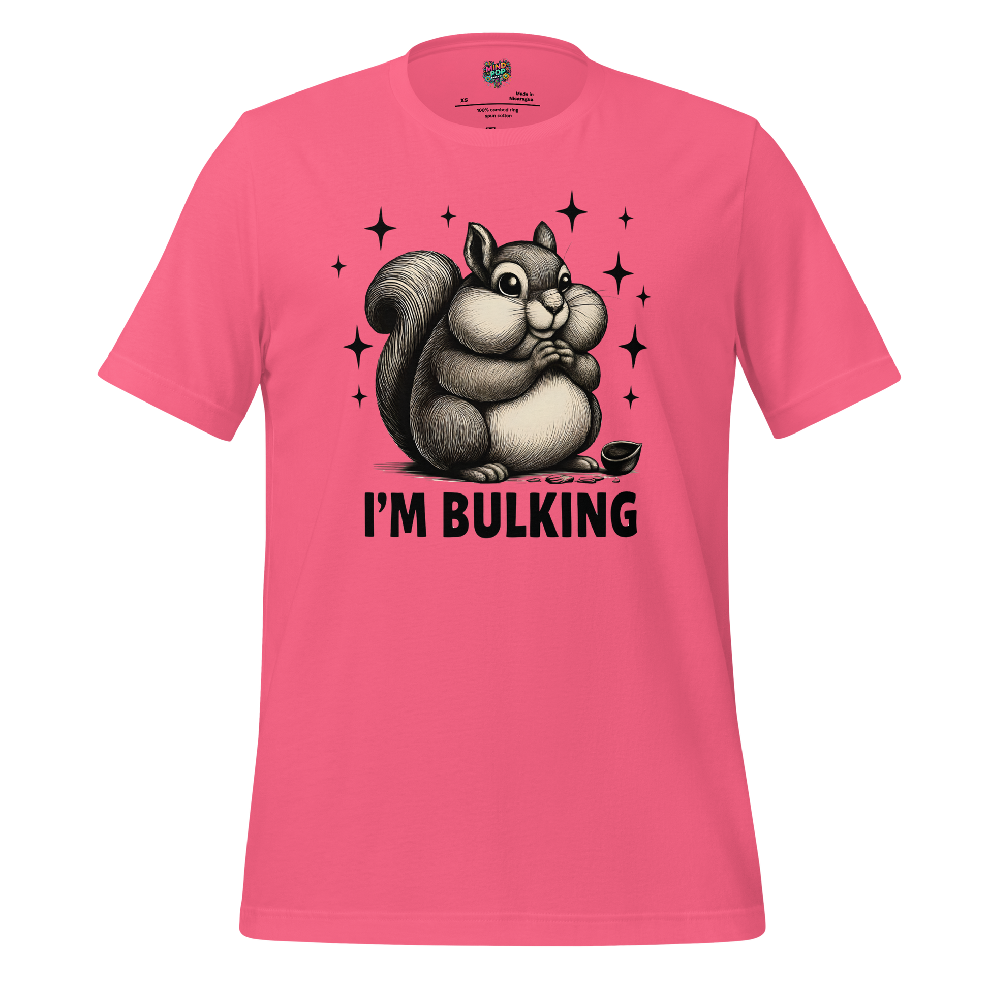 Bulking Squirrel Shirt Charity Pink