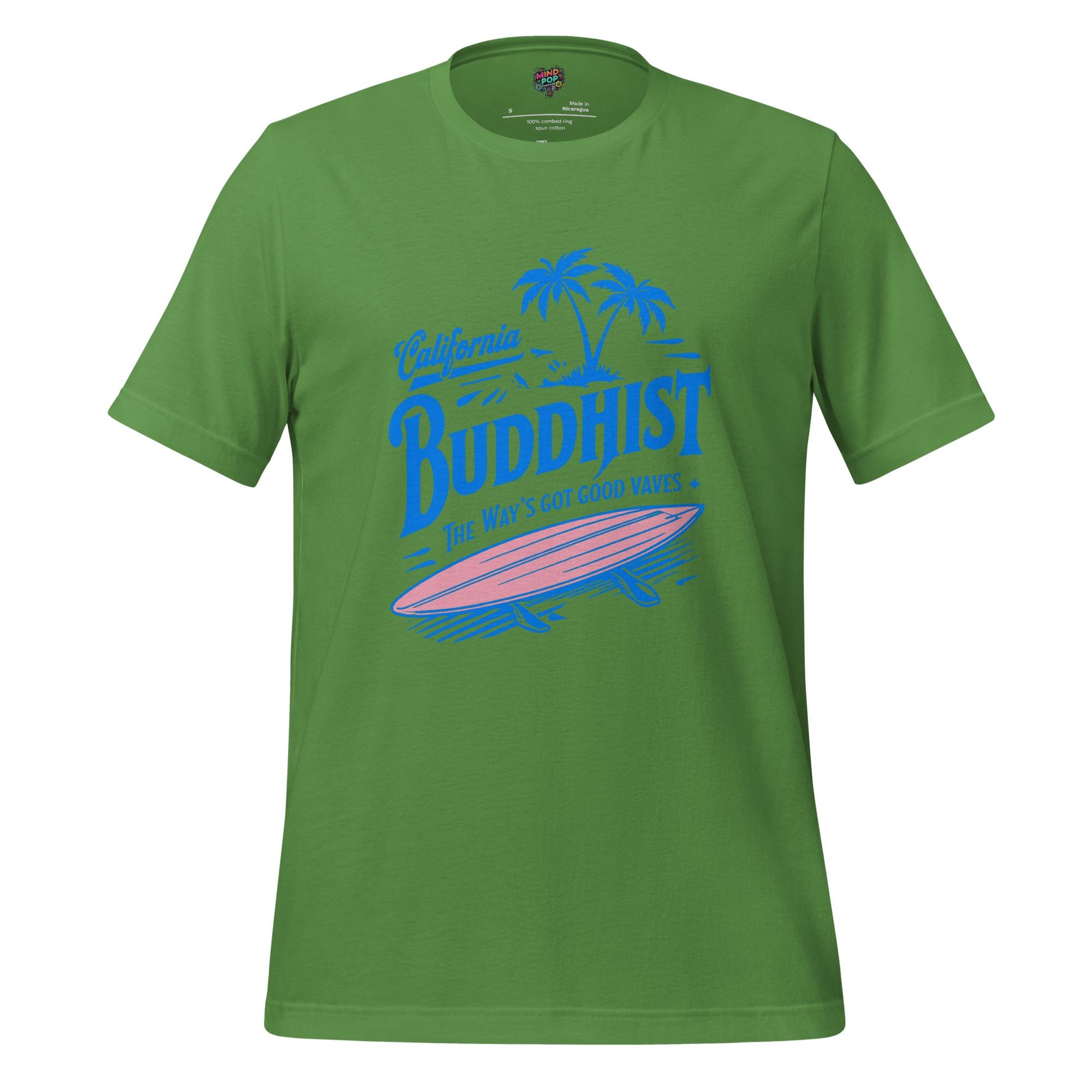Cali Buddhist Surfing Zen Shirt Leaf