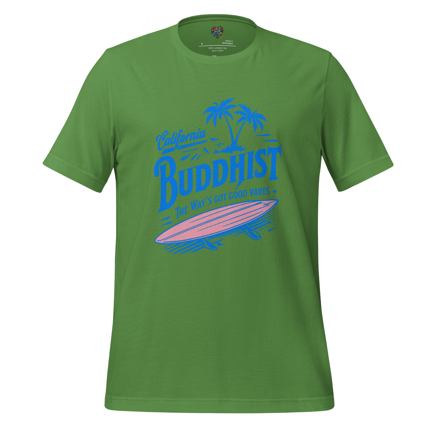 Cali Buddhist Surfing Zen Shirt Leaf