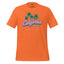 California Buddhist Surf Tee — Retro West Coast Vibe Orange