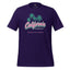 California Buddhist Surf Tee — Retro West Coast Vibe Team Purple