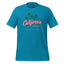 California Buddhist Surf Tee — Retro West Coast Vibe Aqua