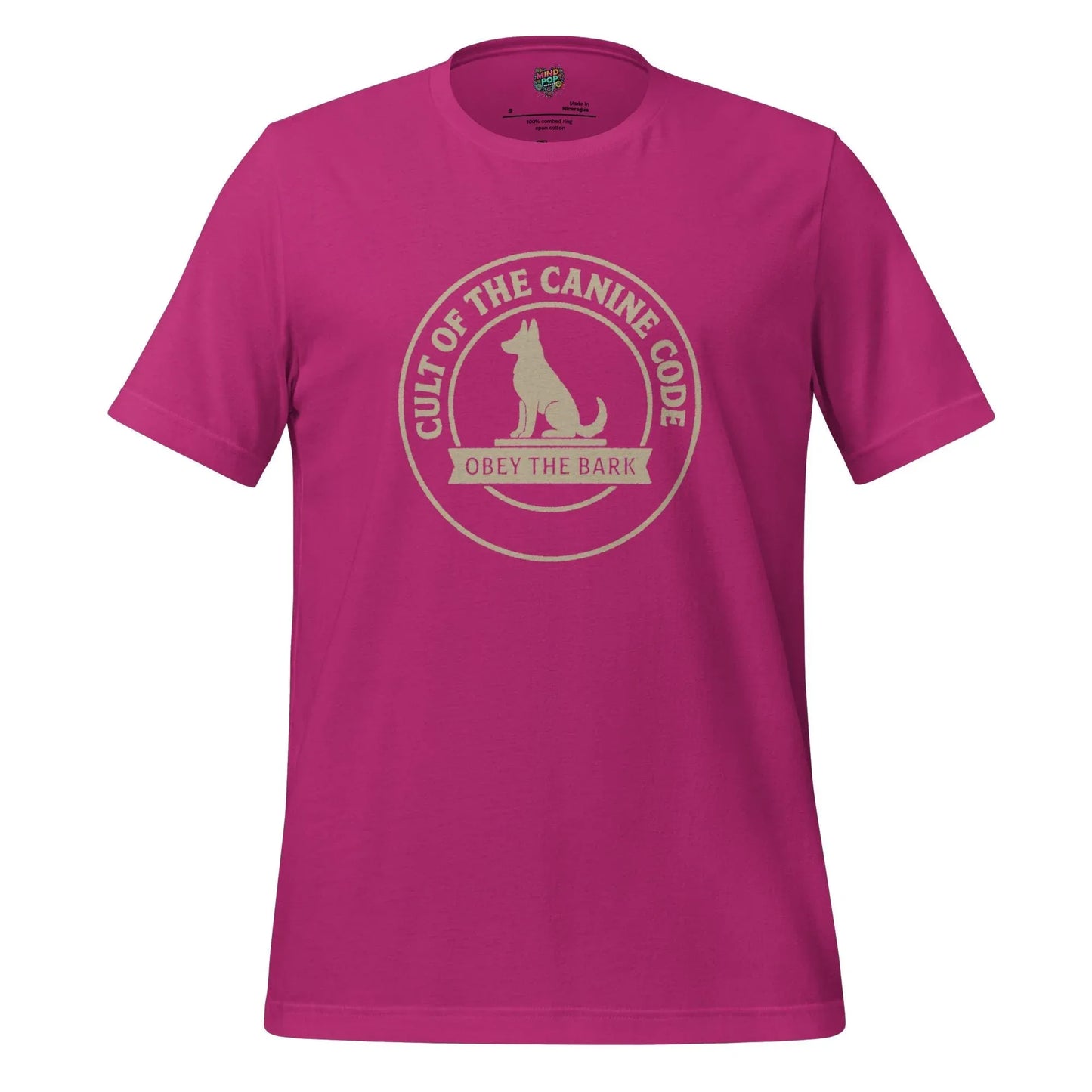 Canine Code Cult Shirt Berry