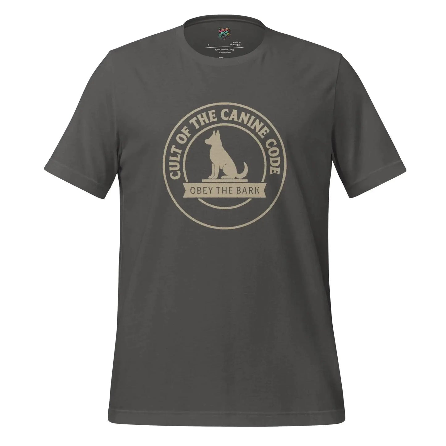 Canine Code Cult Shirt Asphalt