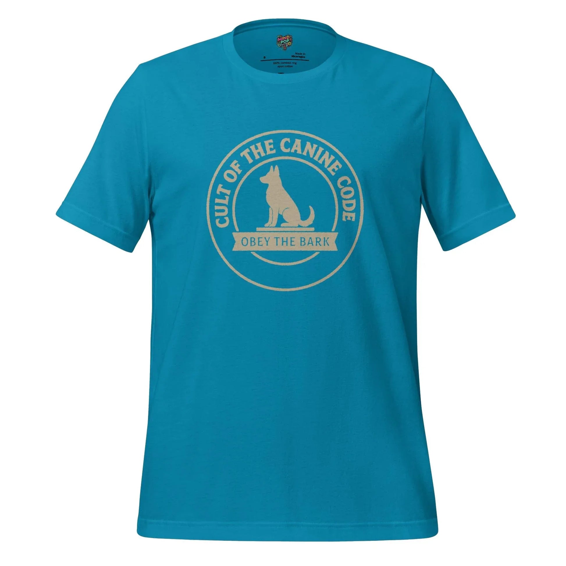 Canine Code Cult Shirt Aqua