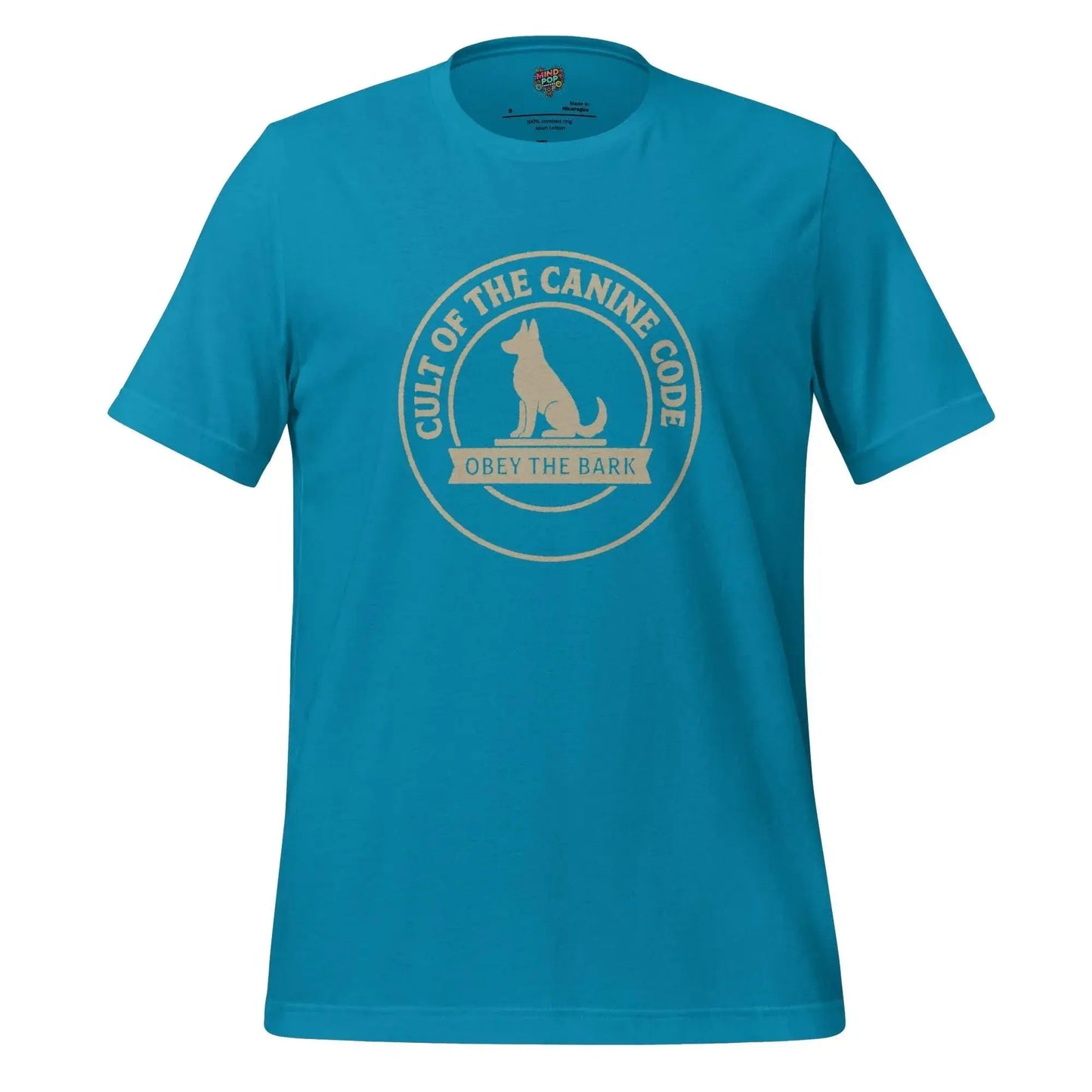 Canine Code Cult Shirt Aqua