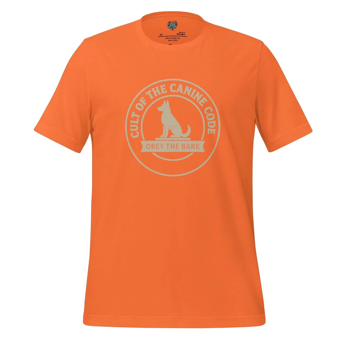 Canine Code Cult Shirt Orange