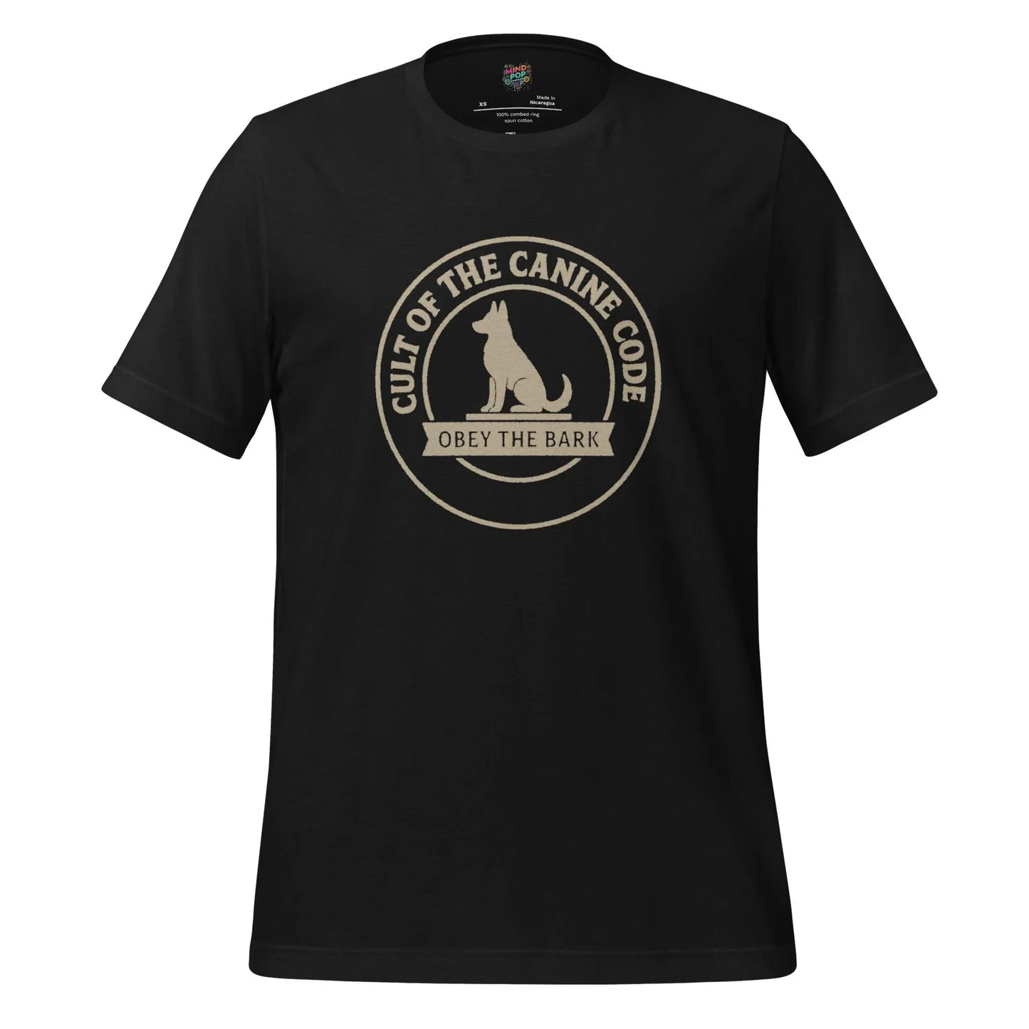 Canine Code Cult Shirt 3XL Vintage Black