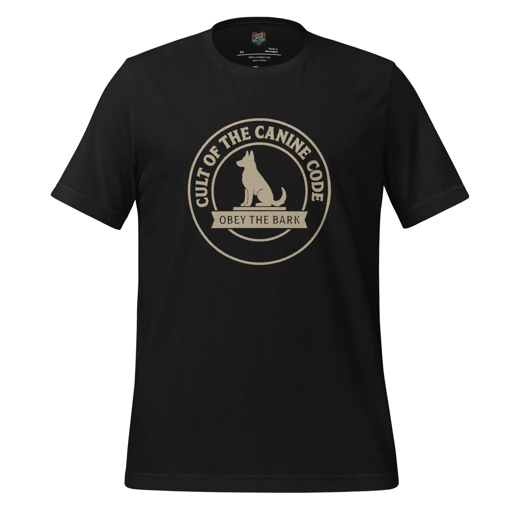 Canine Code Cult Shirt 3XL Vintage Black