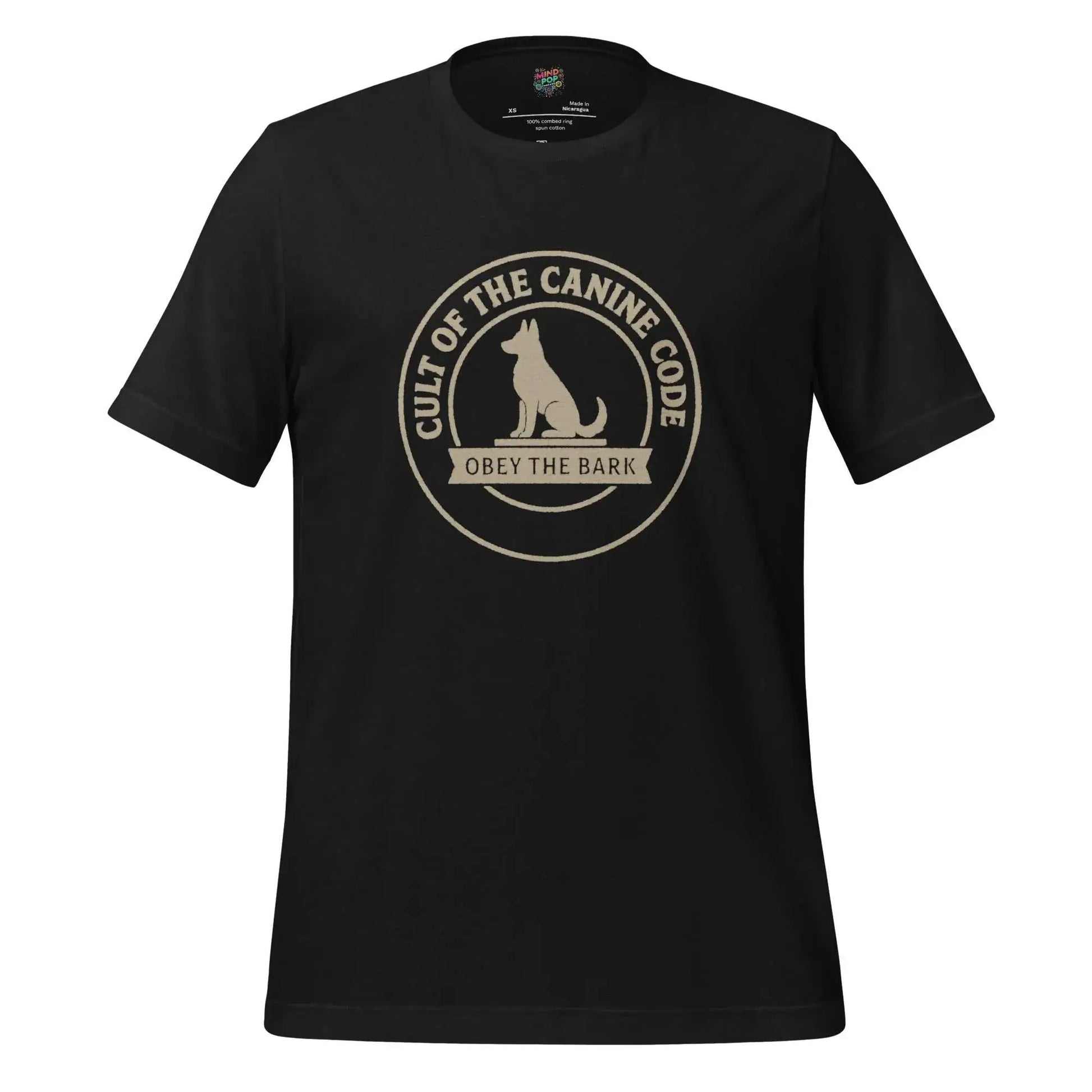 Canine Code Cult Shirt 3XL Vintage Black