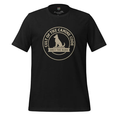 Canine Code Cult Shirt 3XL Vintage Black
