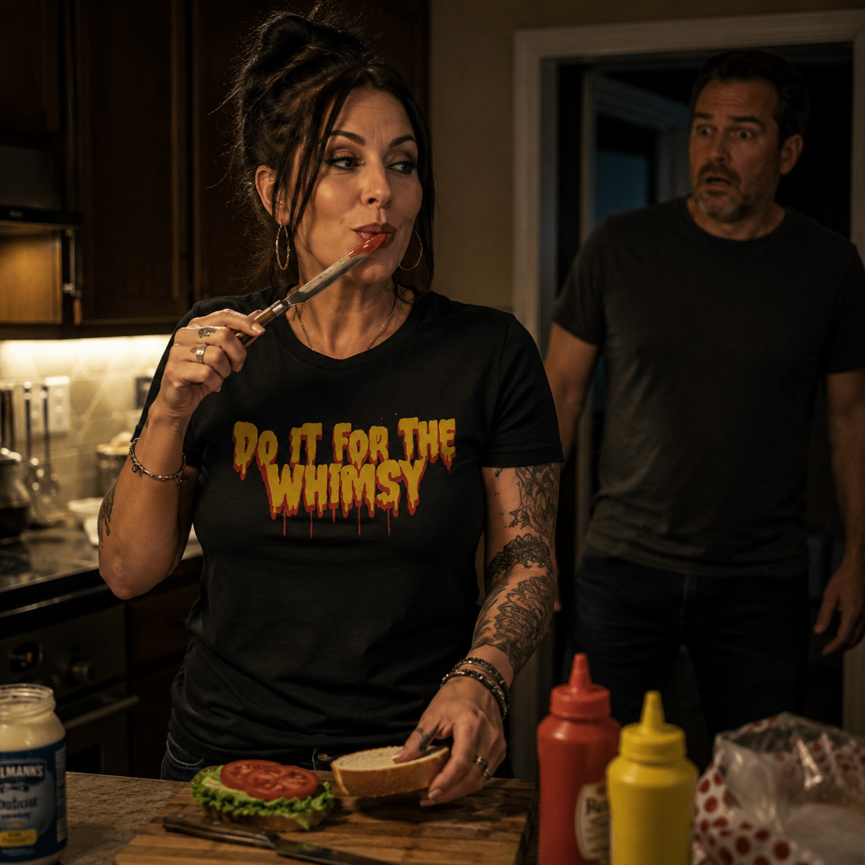 Do It for the Whimsy " Dark Humor Graphic Tee