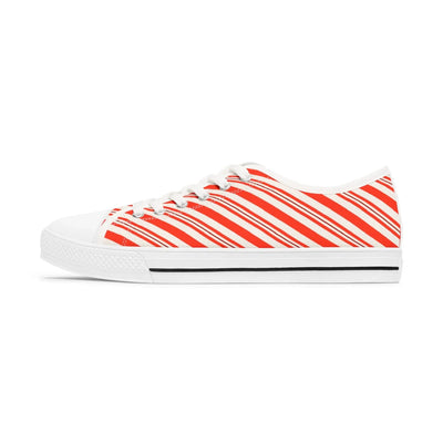 Christmas Candy Cane Women's Lo Top