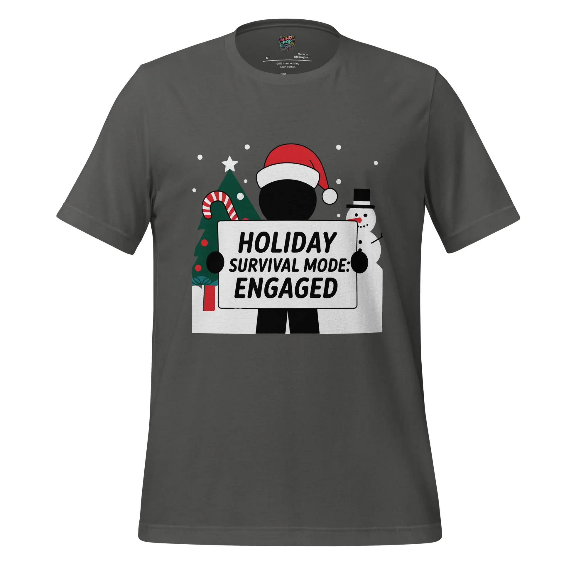 Christmas Stickman Survival Mode Shirt Asphalt