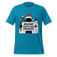 Christmas Stickman Survival Mode Shirt Aqua
