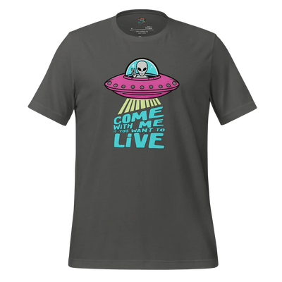 Come with Me alien Shirt Asphalt