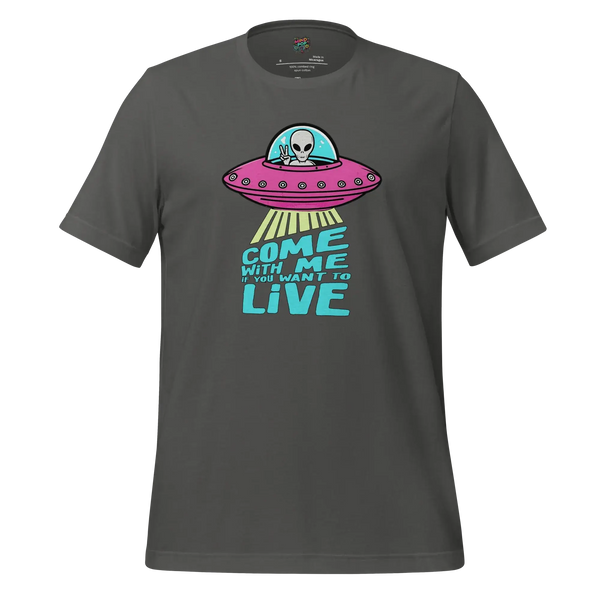 Come with Me alien Shirt Asphalt