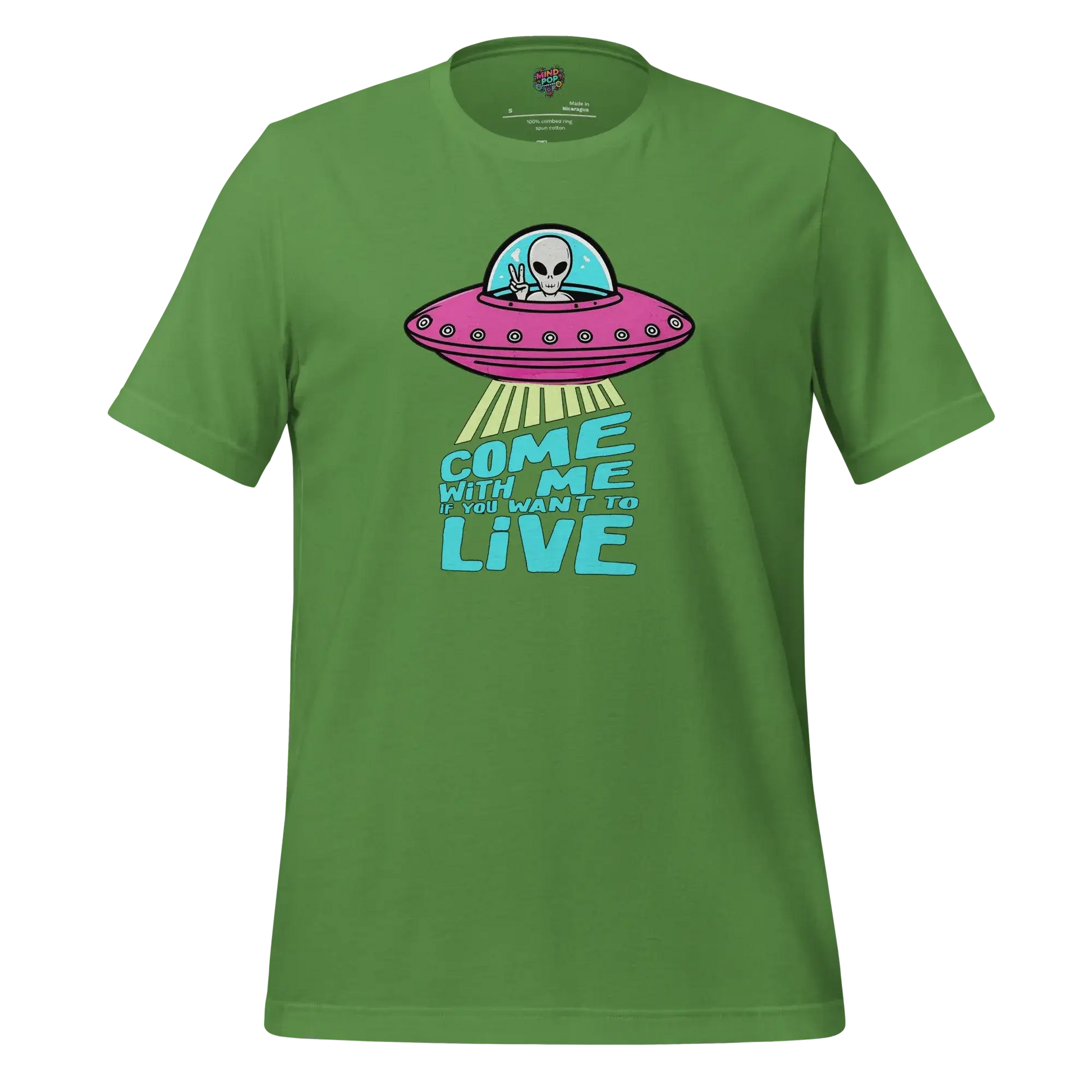 Come with Me alien Shirt Leaf