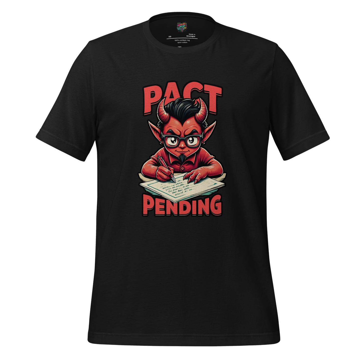 Contract Made, Pact Pending Shirt Vintage Black