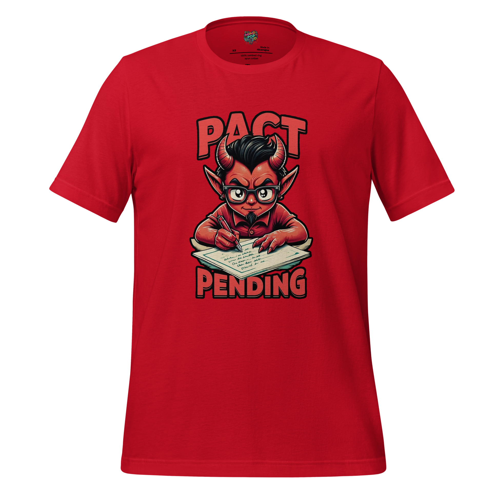 Contract Made, Pact Pending Shirt Red