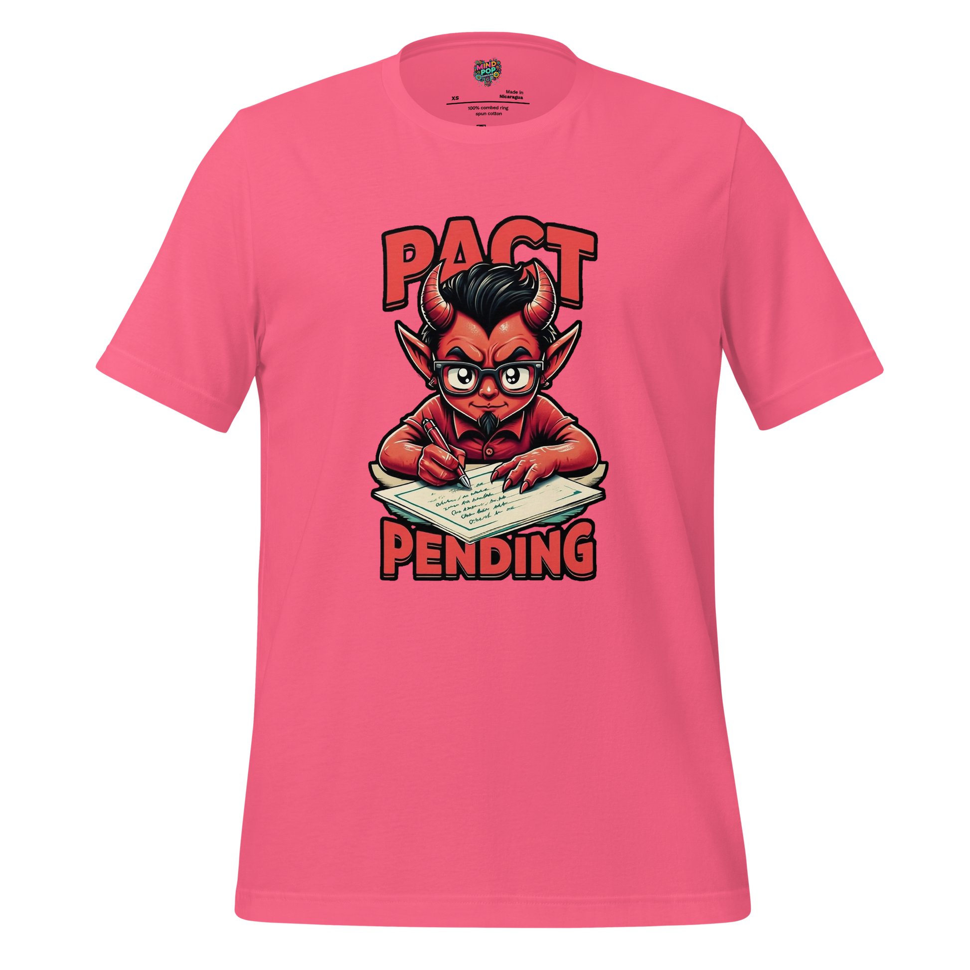Contract Made, Pact Pending Shirt Charity Pink