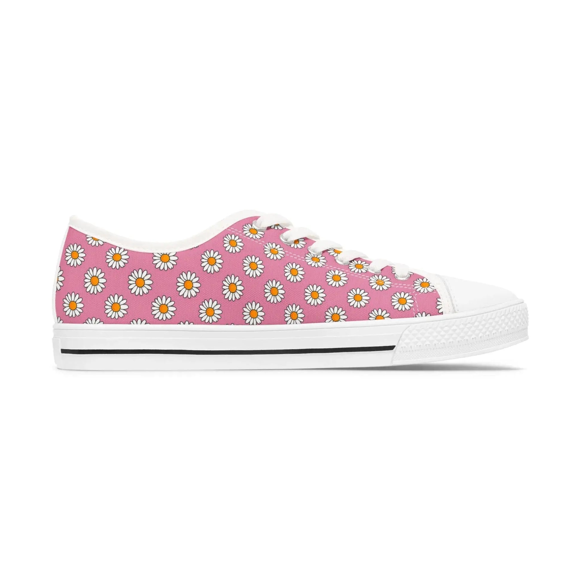 Daisy Pink Women's Low Tops