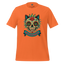 Day of the Dead Cat Shirt Orange
