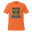 Day of the Dead Cat Shirt Orange