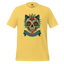 Day of the Dead Cat Shirt Yellow