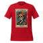 Day of the Dead Vintage Mexican La Catrina Lotería Shirt Red