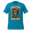 Day of the Dead Vintage Mexican La Catrina Lotería Shirt Aqua