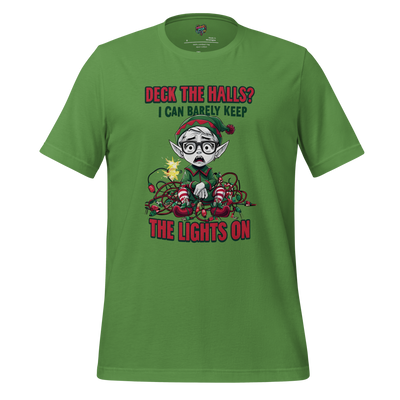Deck the Halls Broke Elf Shirt Leaf