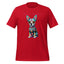 Dia de los Muertos Dog Shirt: Sugar Skull Graphic Tee Red