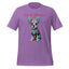Dia de los Muertos Dog Shirt: Sugar Skull Graphic Tee Heather Team Purple