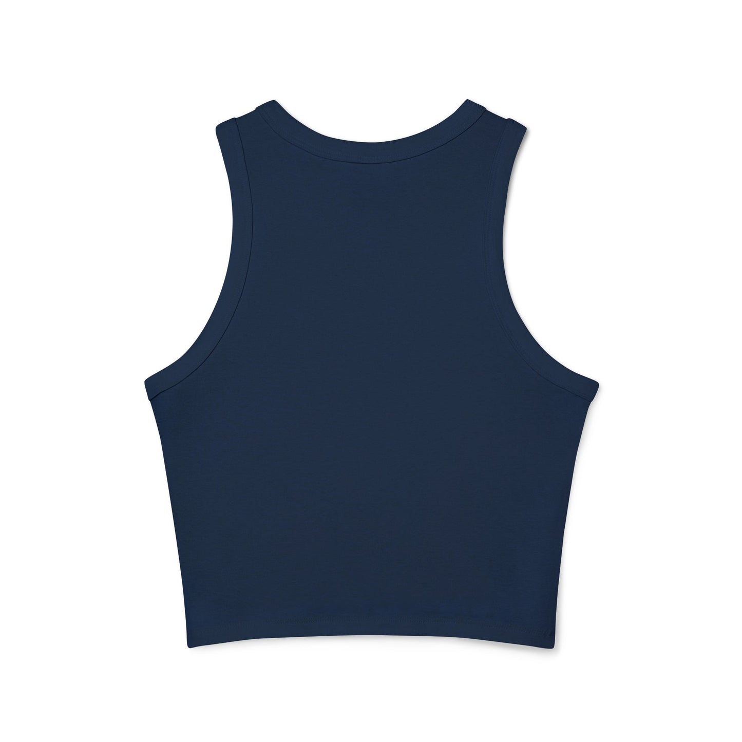 Do Not Rush My Calm Yoga & Pilates fitted Micro-rib Racer tank