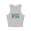 Do Not Rush My Calm Yoga & Pilates fitted Micro-rib Racer tank Athletic Heather